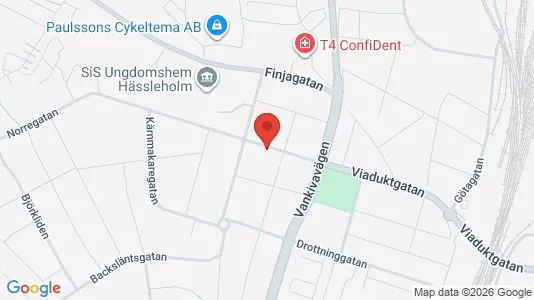 Apartments for rent i Hässleholm - kort over placeringen