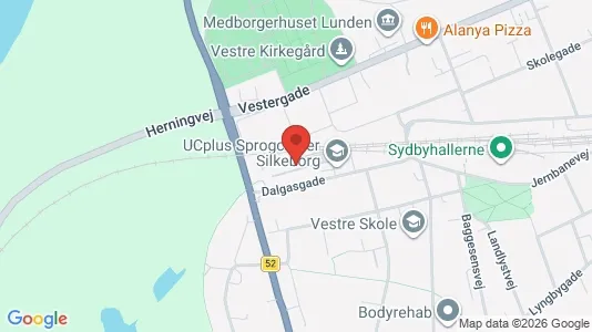 Apartments for rent i Silkeborg - kort over placeringen