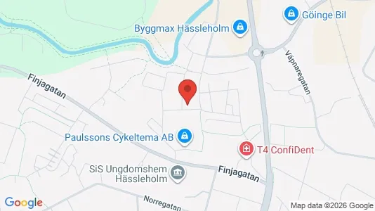 Apartments for rent i Hässleholm - kort over placeringen