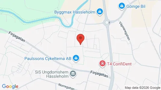 Apartments for rent i Hässleholm - kort over placeringen
