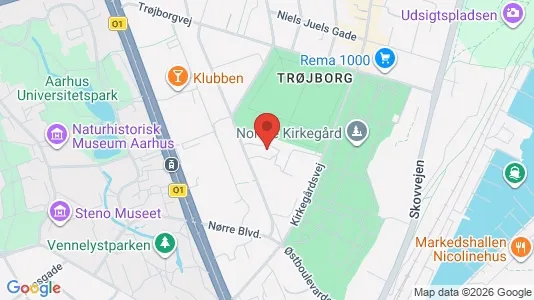 Apartments for rent i Aarhus C - kort over placeringen