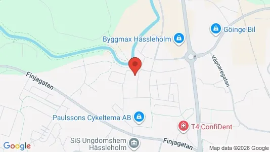 Apartments for rent i Hässleholm - kort over placeringen