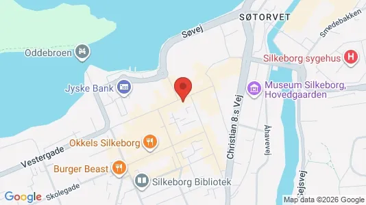 Apartments for rent i Silkeborg - kort over placeringen