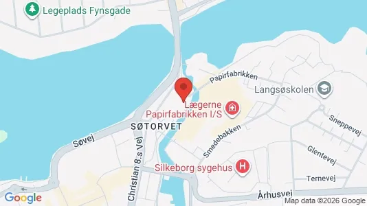 Apartments for rent i Silkeborg - kort over placeringen
