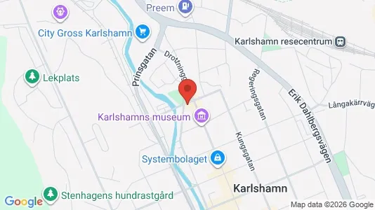 Apartments for rent i Karlshamn - kort over placeringen