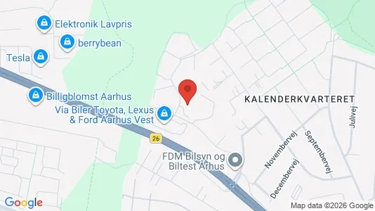 Apartments for rent i Aarhus V - kort over placeringen