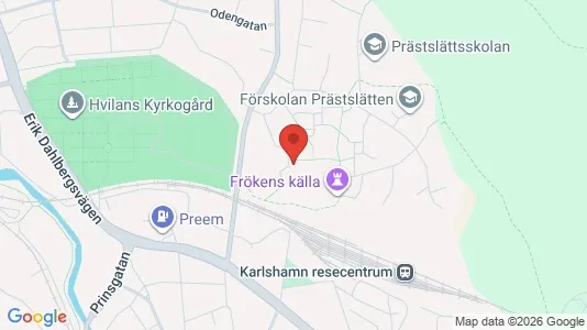 Apartments for rent i Karlshamn - kort over placeringen