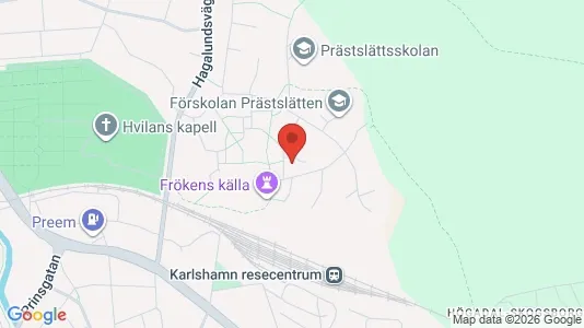 Apartments for rent i Karlshamn - kort over placeringen