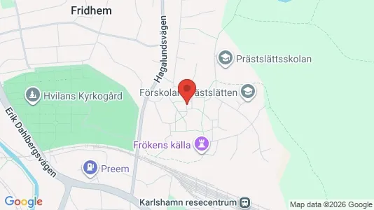 Apartments for rent i Karlshamn - kort over placeringen