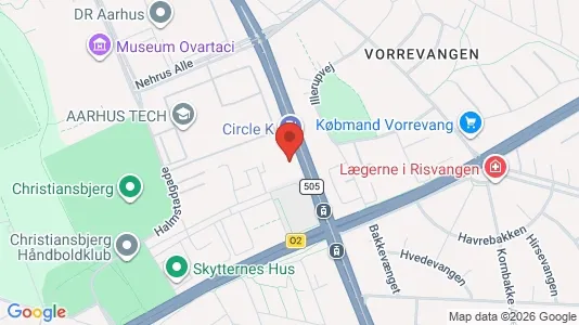 Apartments for rent i Aarhus N - kort over placeringen