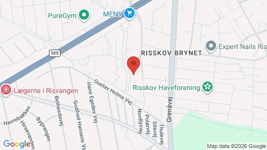 Apartments for rent i Risskov - kort over placeringen