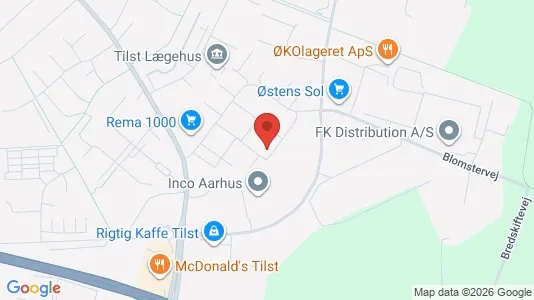 Apartments for rent i Tilst - kort over placeringen