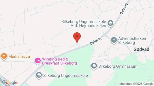 Apartments for rent i Silkeborg - kort over placeringen