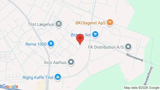 Apartments for rent i Tilst - kort over placeringen