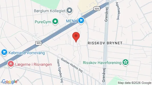 Apartments for rent i Risskov - kort over placeringen