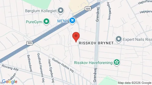 Apartments for rent i Risskov - kort over placeringen