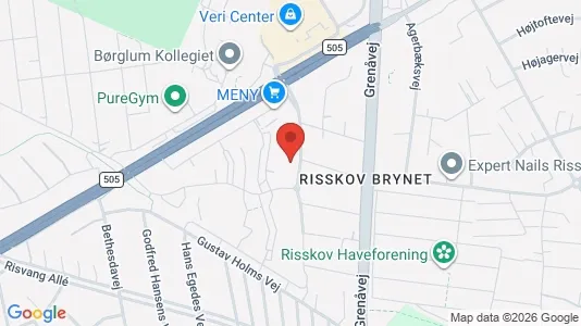 Apartments for rent i Risskov - kort over placeringen