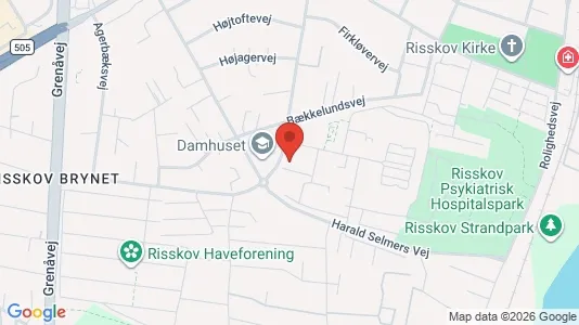 Apartments for rent i Risskov - kort over placeringen