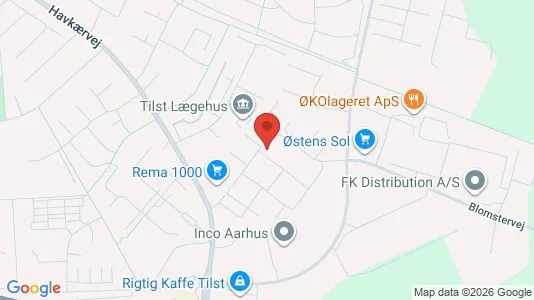 Apartments for rent i Tilst - kort over placeringen