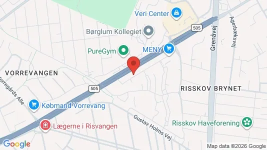 Apartments for rent i Risskov - kort over placeringen