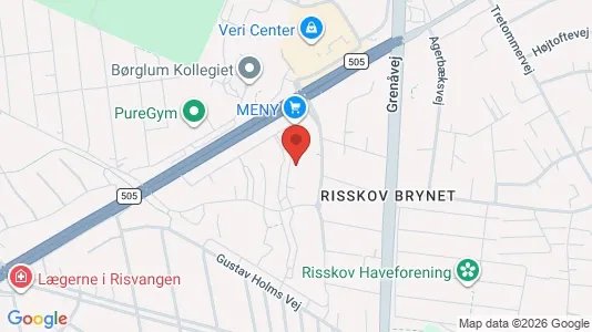 Apartments for rent i Risskov - kort over placeringen