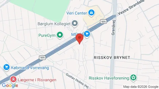 Apartments for rent i Risskov - kort over placeringen