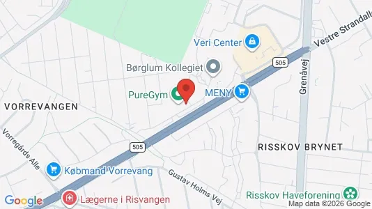 Apartments for rent i Risskov - kort over placeringen