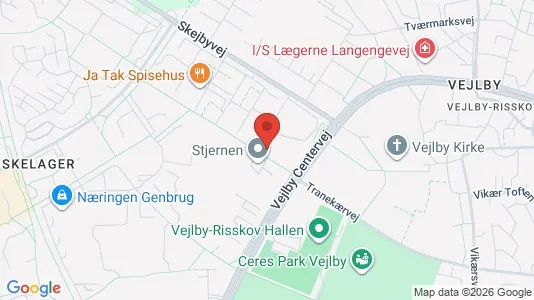 Apartments for rent i Risskov - kort over placeringen