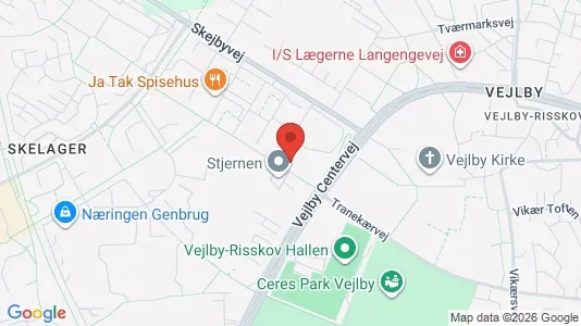 Apartments for rent i Risskov - kort over placeringen