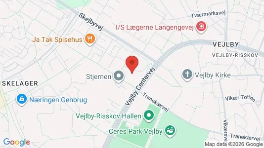 Apartments for rent i Risskov - kort over placeringen