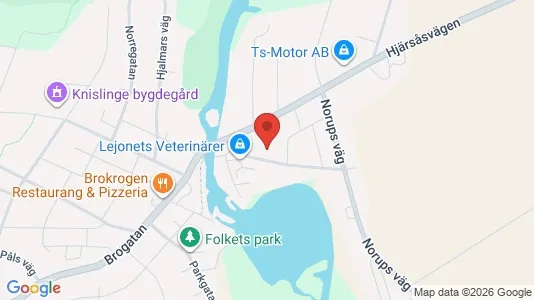 Apartments for rent i Östra Göinge - kort over placeringen
