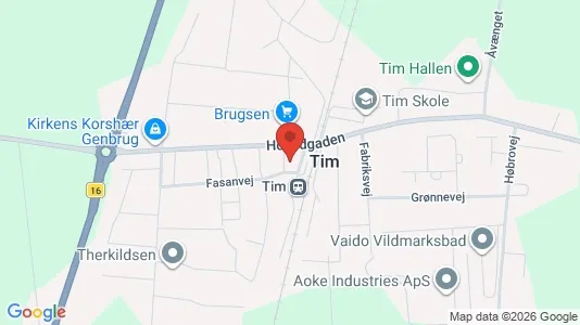 Apartments for rent i Tim - kort over placeringen