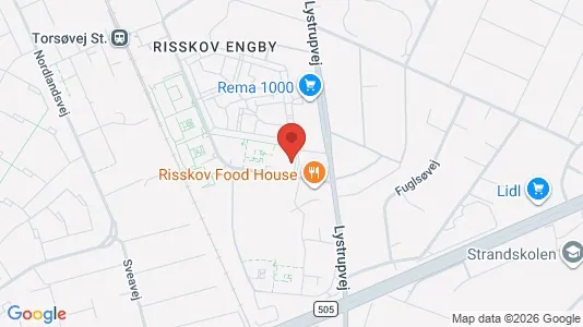 Apartments for rent i Risskov - kort over placeringen