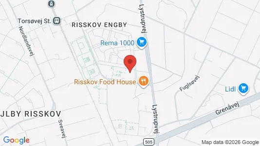 Apartments for rent i Risskov - kort over placeringen