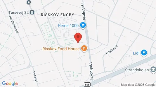 Apartments for rent i Risskov - kort over placeringen