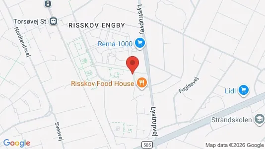 Apartments for rent i Risskov - kort over placeringen