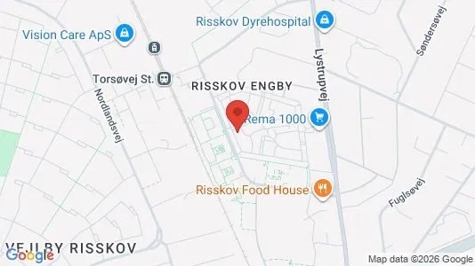 Apartments for rent i Risskov - kort over placeringen
