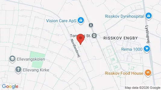 Apartments for rent i Risskov - kort over placeringen