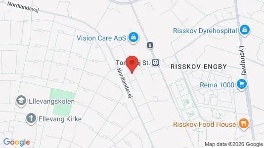 Apartments for rent i Risskov - kort over placeringen