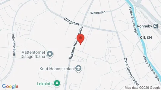 Apartments for rent i Ronneby - kort over placeringen