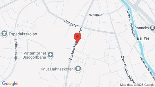 Apartments for rent i Ronneby - kort over placeringen
