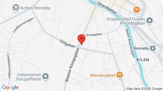 Apartments for rent i Ronneby - kort over placeringen