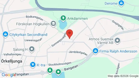 Apartments for rent i Örkelljunga - kort over placeringen