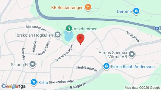 Apartments for rent i Örkelljunga - kort over placeringen