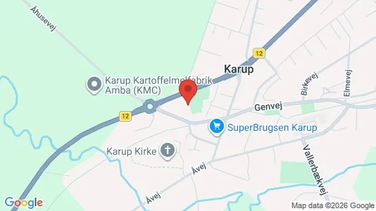 Apartments for rent i Karup J - kort over placeringen