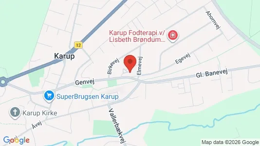 Apartments for rent i Karup J - kort over placeringen