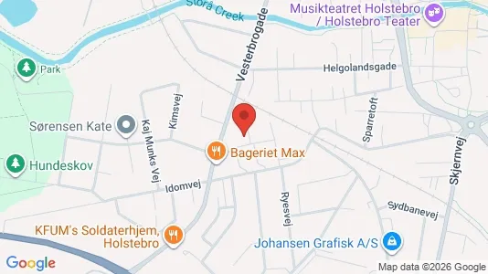 Apartments for rent i Holstebro - kort over placeringen