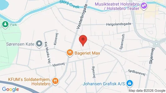 Apartments for rent i Holstebro - kort over placeringen