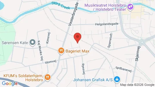 Apartments for rent i Holstebro - kort over placeringen