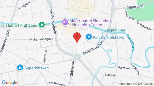 Apartments for rent i Holstebro - kort over placeringen